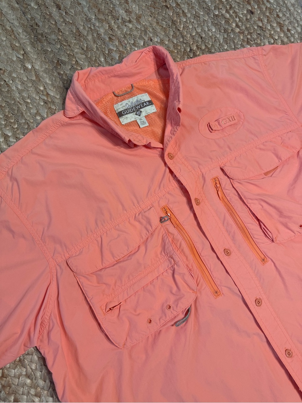Columbia | Guidewear Salmon Coral Short-Sleeve Fishing Shirt